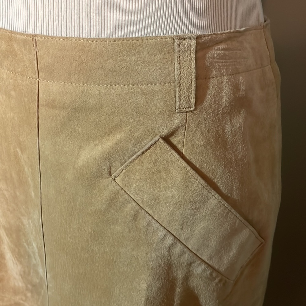 Isaac Mizrahi for Target Beige Leather Skirt (NWOT) - Picture 3 of 4